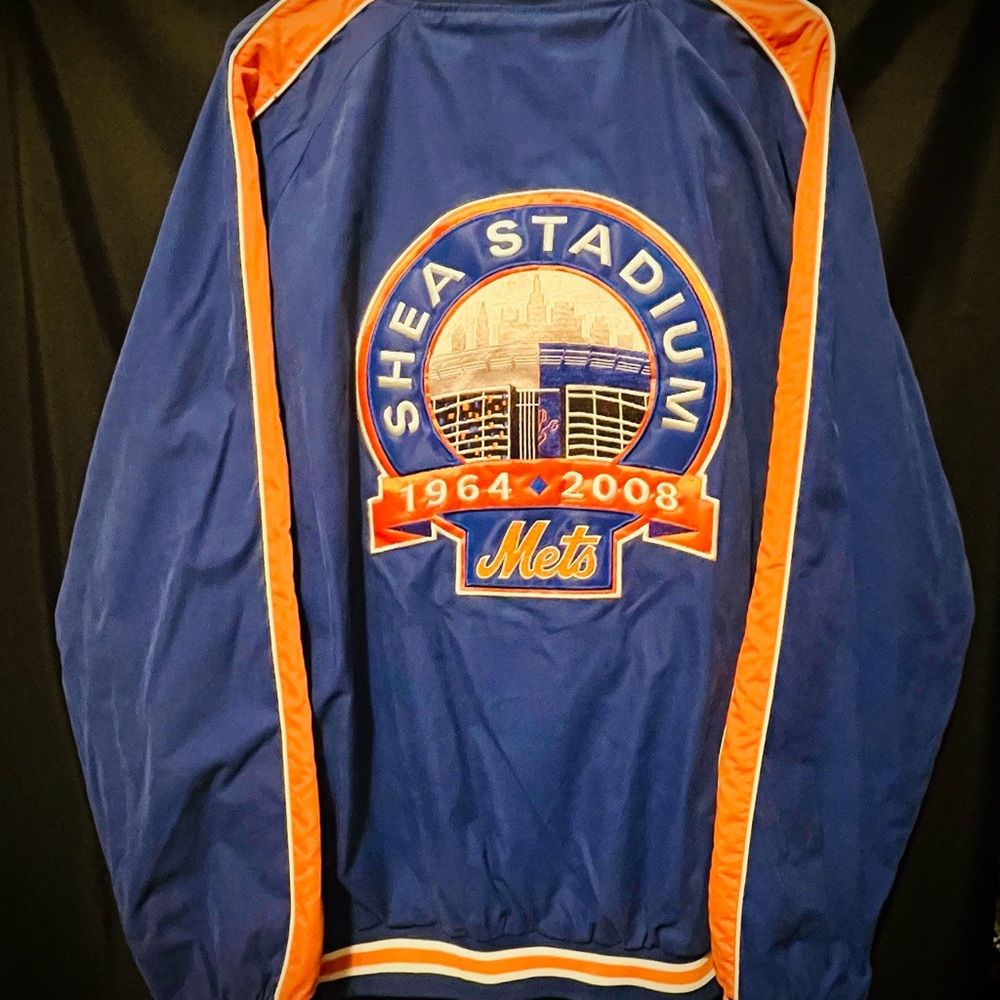 NWT NY Mets Shea Stadium 1964–2008 Commemorative Jacket XXL G-III MLB